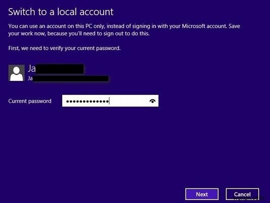 Windows 8.1/8에서 Microsoft 계정과 연결된 이메일 주소를 변경하는 방법