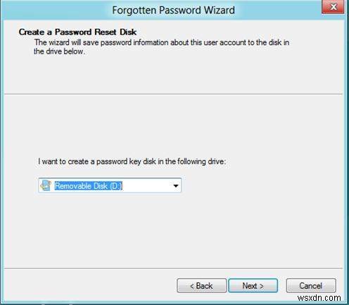 암호를 만드는 쉬운 방법 Windows 8.1 재설정 디스크
