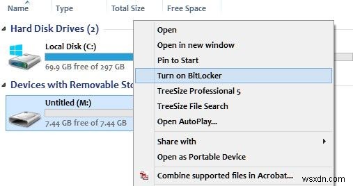Windows 8에서 하드 드라이브를 암호화하는 방법