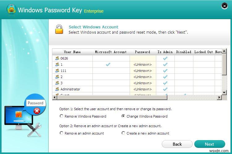 Windows 8 비밀번호 재설정 USB를 사용하여 잊어버린 비밀번호를 푸는 방법