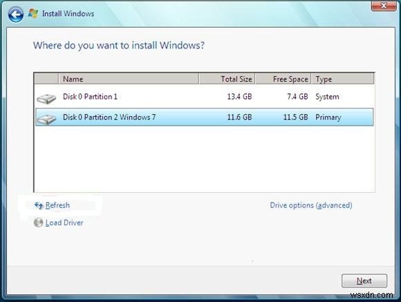 Windows 7 설치가 하드 드라이브를 인식하지 못하는 원인 및 해결 방법