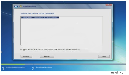 Windows 7 설치가 하드 드라이브를 인식하지 못하는 원인 및 해결 방법