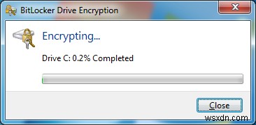 Windows 7에서 BitLocker 드라이브 암호화를 제거하는 방법