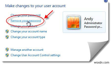 Windows 7 로그인 암호를 제거하는 방법