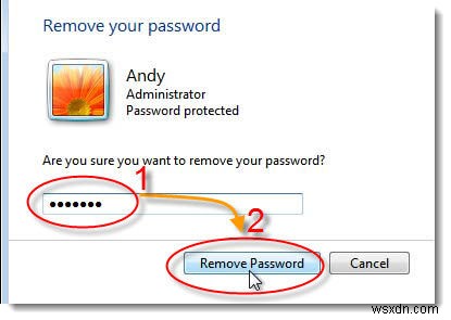 Windows 7 로그인 암호를 제거하는 방법