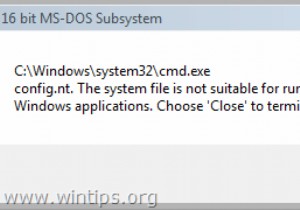 시스템 파일이 MS-DOS 및 Windows 응용 프로그램을 실행하는 데 적합하지 않습니다  오류 완벽 해결 가이드