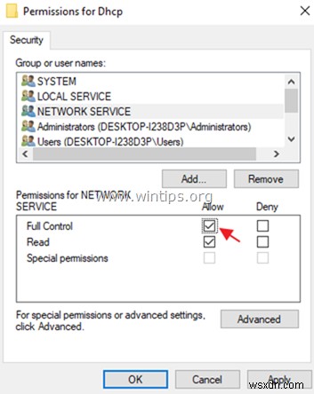해결됨:DHCP 서비스를 시작할 수 없음 액세스가 거부되었습니다. (Windows 10/8/7)