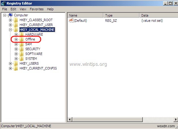 레지스트리를 사용하여 관리자를 오프라인으로 활성화하는 방법(Windows 10, 8, 7, Vista).