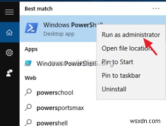PowerShell에서 Windows 10, 8.1, 8에 설치된 모든 앱 및 패키지를 보는 방법.