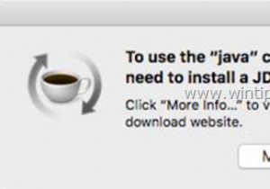 FIX:Java 명령줄 도구를 사용하려면 JDK(MAC OS X)를 설치해야 합니다.