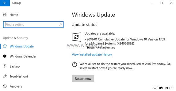 Windows 10 업데이트 문제를 해결하는 방법.
