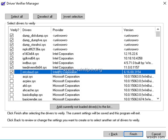 Driver Verifier를 사용하여 Windows에서 블루 스크린 충돌을 일으키는 드라이버를 찾는 방법
