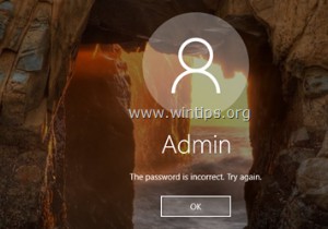 Windows 10/8/7/Vista에서 비밀번호를 잊어버렸을 때 재설정하는 방법!