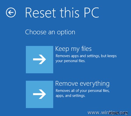 Windows 10 PC를 원래 상태로 재설정하는 방법.