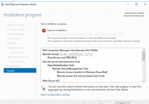 FIX:서버를 다시 시작해야 하기 때문에 Server 2016에서 역할 및 기능을 추가할 수 없음(해결됨) 