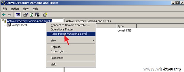 Active Directory Server 2003을 Active Directory Server 2016으로 단계별로 마이그레이션하는 방법.