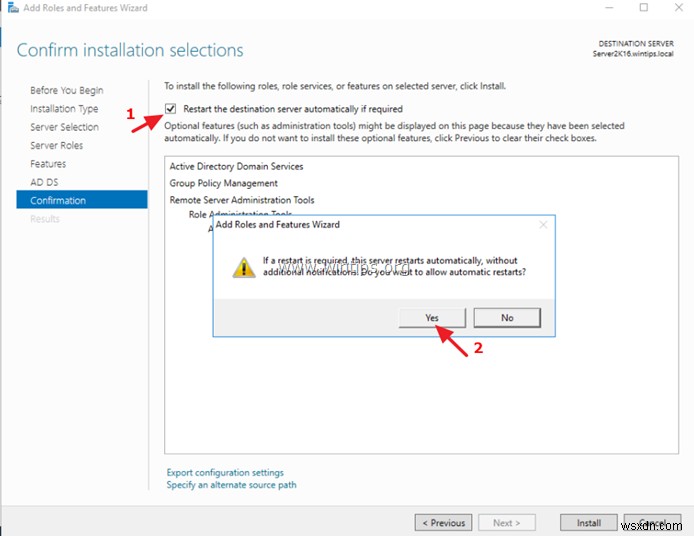 Active Directory Server 2003을 Active Directory Server 2016으로 단계별로 마이그레이션하는 방법.