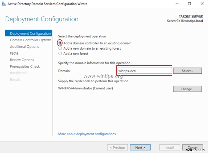 Active Directory Server 2003을 Active Directory Server 2016으로 단계별로 마이그레이션하는 방법.