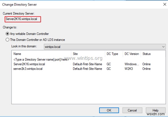 Active Directory Server 2003을 Active Directory Server 2016으로 단계별로 마이그레이션하는 방법.