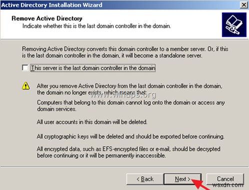 Active Directory Server 2003을 Active Directory Server 2016으로 단계별로 마이그레이션하는 방법.