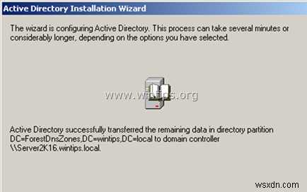 Active Directory Server 2003을 Active Directory Server 2016으로 단계별로 마이그레이션하는 방법.