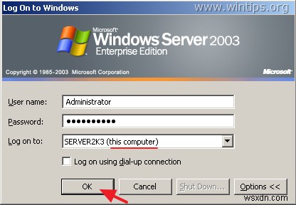 Active Directory Server 2003을 Active Directory Server 2016으로 단계별로 마이그레이션하는 방법.