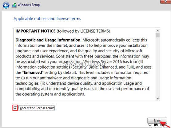 Windows Server 2016을 단계별로 설치하는 방법.