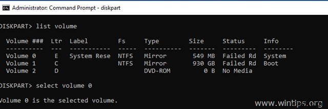 FIX:Windows 10의 보조 미러 드라이브에서 부팅할 수 없음(해결됨)