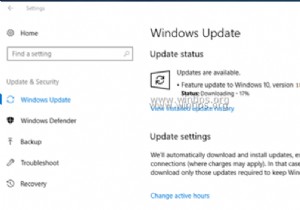 FIX:Windows 10 업데이트 1809 설치 실패(해결됨)