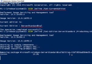 Windows Server 2016·2019 평가판을 정품 라이선스 버전으로 변환하는 방법