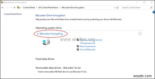 Windows 10 Pro 및 Enterprise에서 BitLocker를 사용하여 C:드라이브를 암호화하는 방법