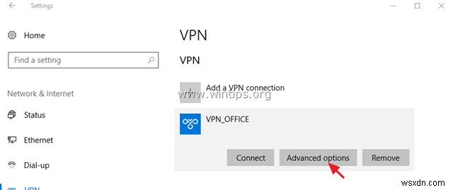 Windows 10에서 VPN 연결을 설정하는 방법.