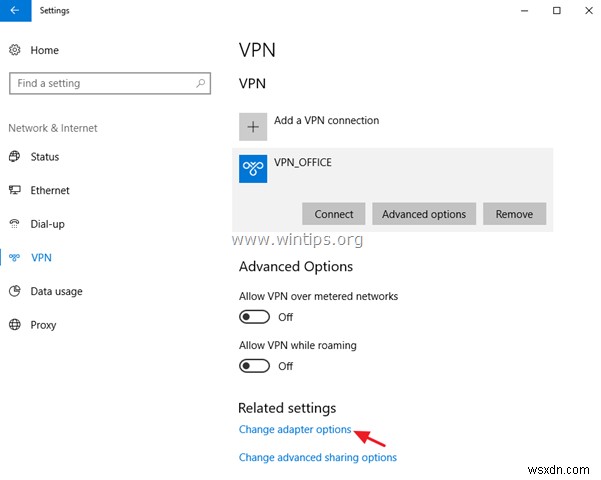 Windows 10에서 VPN 연결을 설정하는 방법.