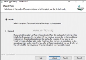 Windows에서 VeraCrypt를 사용하여 C:드라이브를 암호화하는 방법(모든 버전).