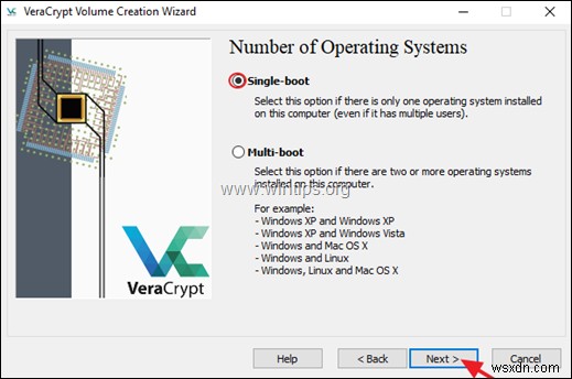 Windows에서 VeraCrypt를 사용하여 C:드라이브를 암호화하는 방법(모든 버전).