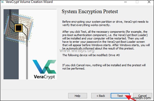 Windows에서 VeraCrypt를 사용하여 C:드라이브를 암호화하는 방법(모든 버전).