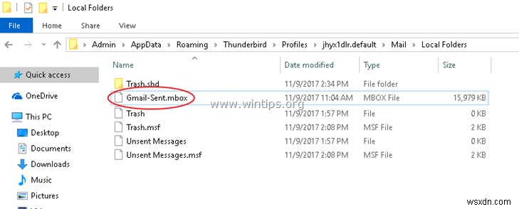 Thunderbird에서 MBOX 파일을 여는 방법.