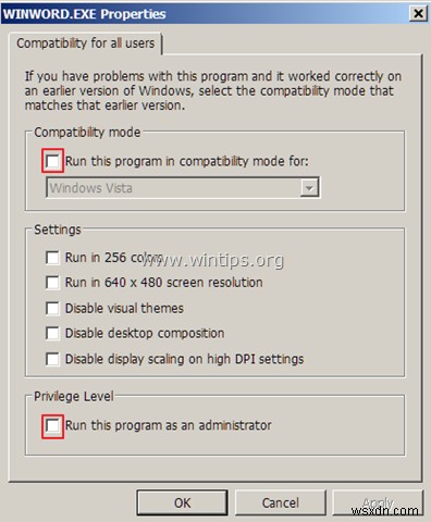 FIX:다음 프로그램이 이 컴퓨터를 변경하도록 허용하시겠습니까? Word 2013 또는 Excel 2013(해결됨)