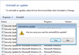 Windows 10/8/7에서 업데이트 제거하는 방법 (단계별 가이드)