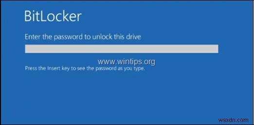 FIX:Dell 노트북에 Bitlocker 복구 키가 필요합니다(해결됨).