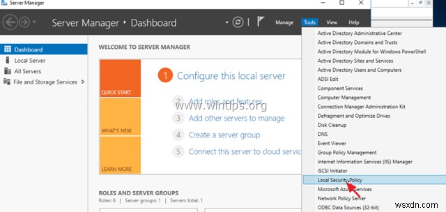 Server 2016에서 암호 복잡성 요구 사항을 비활성화하는 방법.