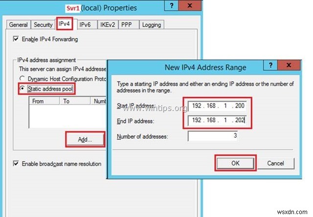 인증을 위해 사용자 정의 사전 공유 키로 L2TP VPN Server 2016을 설정하는 방법.