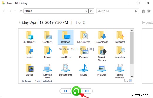 Windows 10에서 파일 기록을 사용하여 개인 파일을 백업하고 이전 버전의 파일을 복원하는 방법 