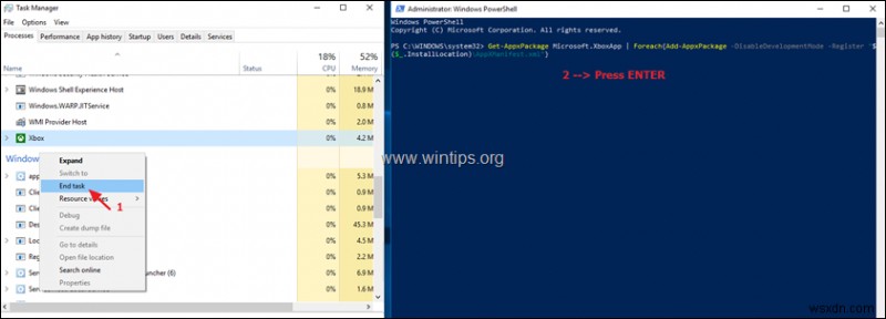 FIX:Microsoft.XboxGamingOverlay 배포가 HRESULT 0x80073D02로 실패함(해결됨)