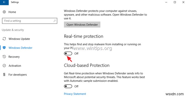 Server 2016에서 Windows Defender 바이러스 백신을 비활성화하거나 제거하는 방법