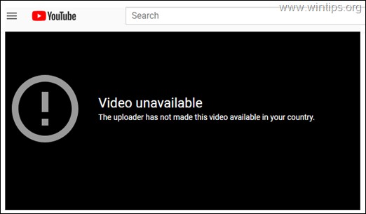 귀하의 국가에서 사용할 수 없는 YouTube 동영상 차단을 해제하는 방법(해결됨)