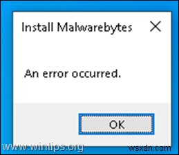 빠른 수정:Malwarebytes 설치 오류가 발생했습니다. (해결됨)