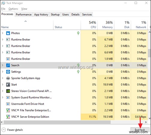 FIX:Windows 10 검색 창에 입력할 수 없습니다. (해결됨)