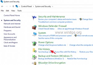 Windows 10에서 파일 기록을 끄고 파일 기록 설정을 재설정하는 방법.