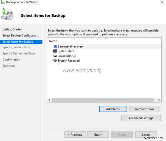 Windows Server 백업으로 Active Directory Server 2016/2012를 백업하는 방법.
